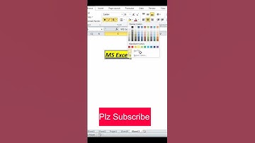 Bold, italic & under line in Excel