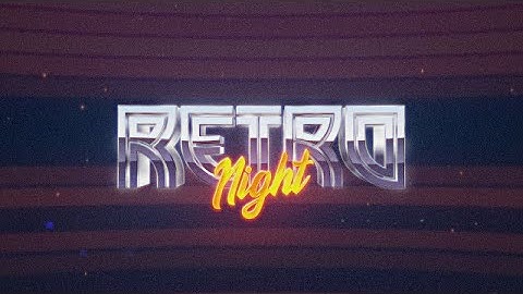 Retro Wave Intro #5 After Effects Templates