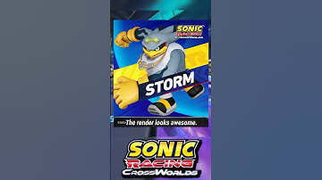 A NEW STORM RENDER FOR SONIC RACING CROSSWORLDS #shorts  #shortsfeed #shortvideo #sonicriders