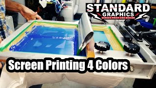 Screen Printing 4 Colors
