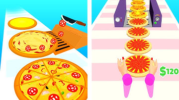 Pizza Runner - Big Pizza Stack Run - All Levels iOS Android GamePlay