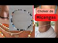 Tutorial Choker de miçangas passo a passo