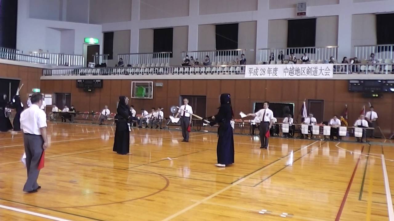 H28中越地区剣道大会個人戦４０歳代の部決勝