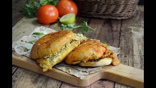 Street Style Masala Egg Bun