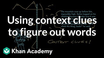 Using context clues to determine the meaning of a word | Reading | Khan Academy