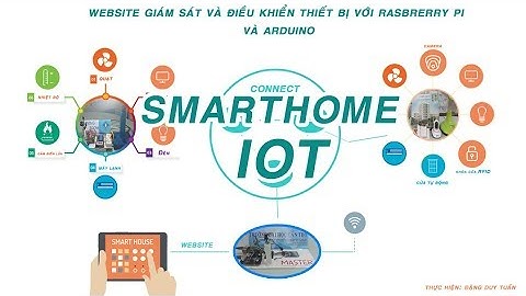 Website giám sát và điều khiển thiết bị với Raspberry Pi và Arduino 2018