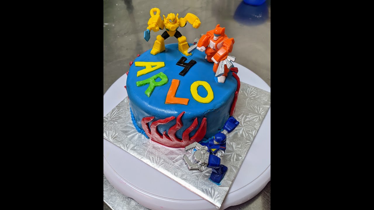 Heatwave Transformers Birthday Cake | A fan of transformers … | Flickr