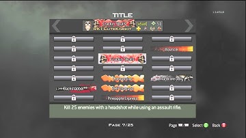 My MW3 titles and Emblems update 3