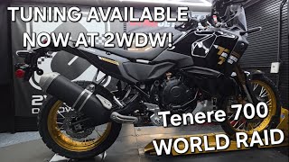 We've got our tuning AVAILABLE NOW for the new Tenere 700 World Raid!