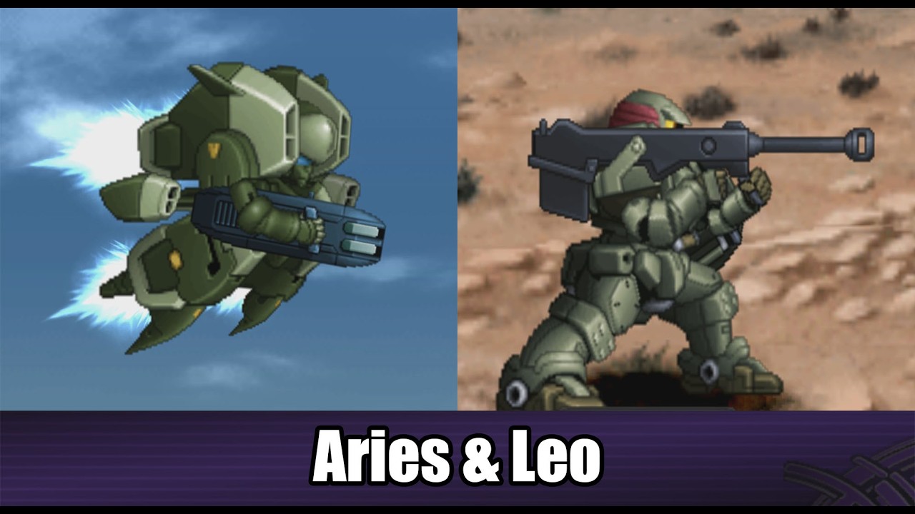 Super Robot Wars Z2 Hakai-hen - Aries & Leo Attacks | スパロボZ2破界篇 - リーオー ＆ エアリーズ 全武装