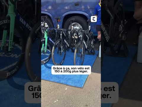 👀🚲 Le vélo spécial de Paul Seixas pour la 6e étape du #tourdefrance2026