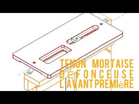 Gabarit tenon et mortaise pour défonceuse - Trend Machinery