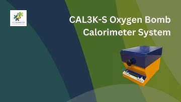 CAL3K-S Oxygen Bomb Calorimeter System - Operation