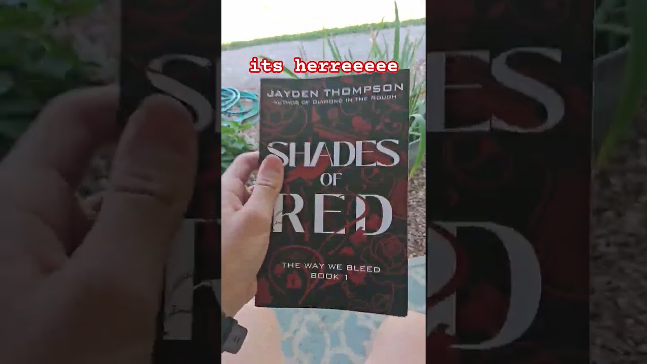 my copy of shades of read finally arrived!!! @jaydenthompsonauthor #bookbites#booktok#reader#fyp