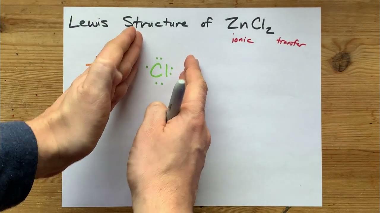 Lewis Structure of ZnCl2 (zinc chloride) YouTube
