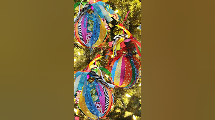 Crazy Scrap Fabric Ornaments!