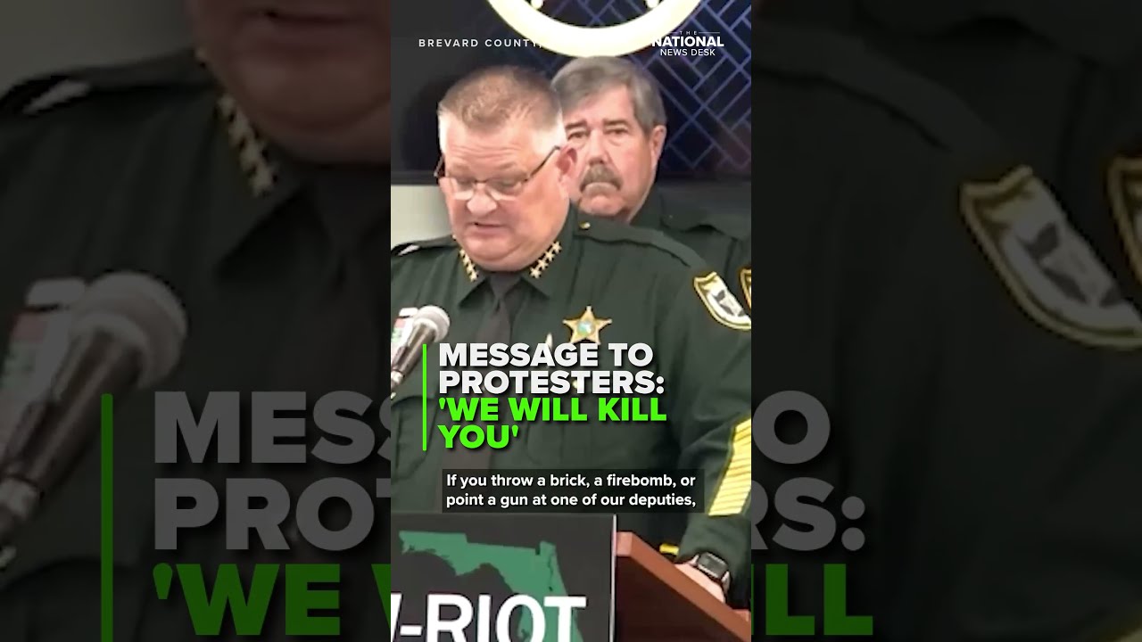 Florida Sheriff S Threat To Anti ICE Protesters