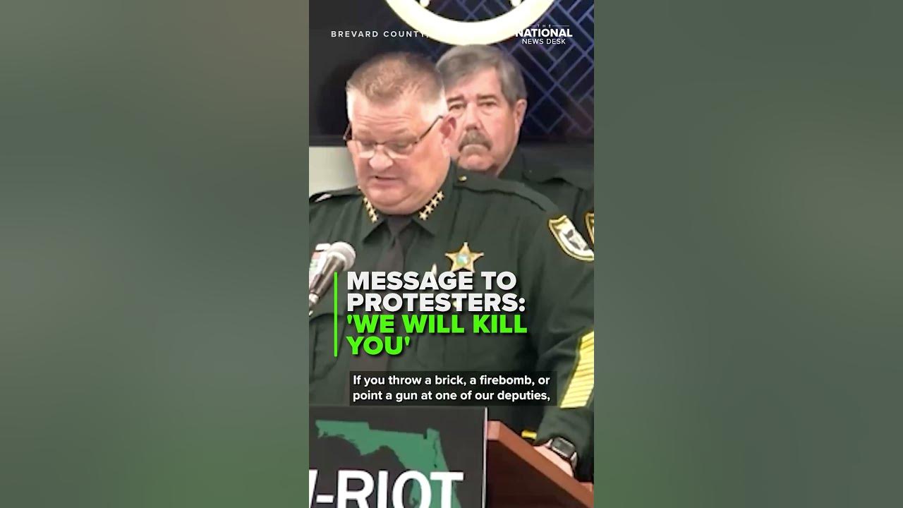 Florida Sheriff's threat to anti-ICE protesters Florida Sheriff's threat to anti-ICE protesters