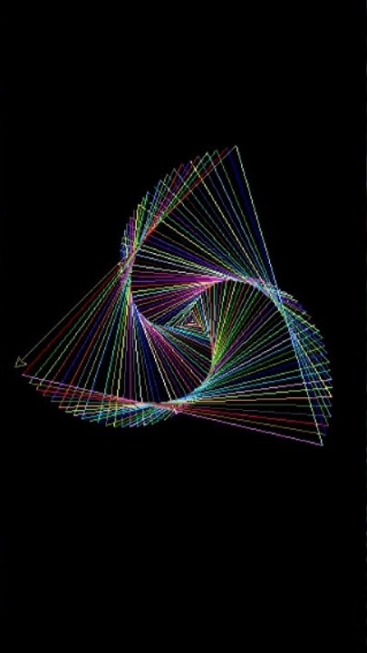 draw colourful spiral using turtle - YouTube