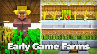 3 Simple Starter Farms For Minecraft Survival (Java Only)
