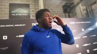 DAVID ADELEYE : "NATHAN GORMAN SEEMS TO OF LOST HIS TONGUE AFTER BEING RUDE" HEAVYWEIGHT PROSPECT.