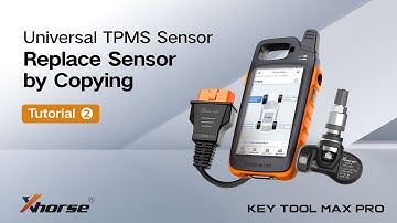 How to Use the Universal TPMS Sensor by Copying | Xhorse