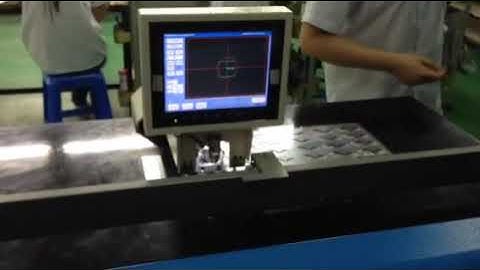 CNC auto CCD Guide Hole Punching Machine Camera Positioning Puncher