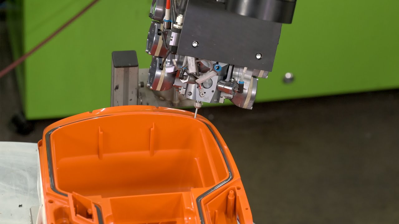 Video Injection Molding and foam gasketing of vacuum cleaners