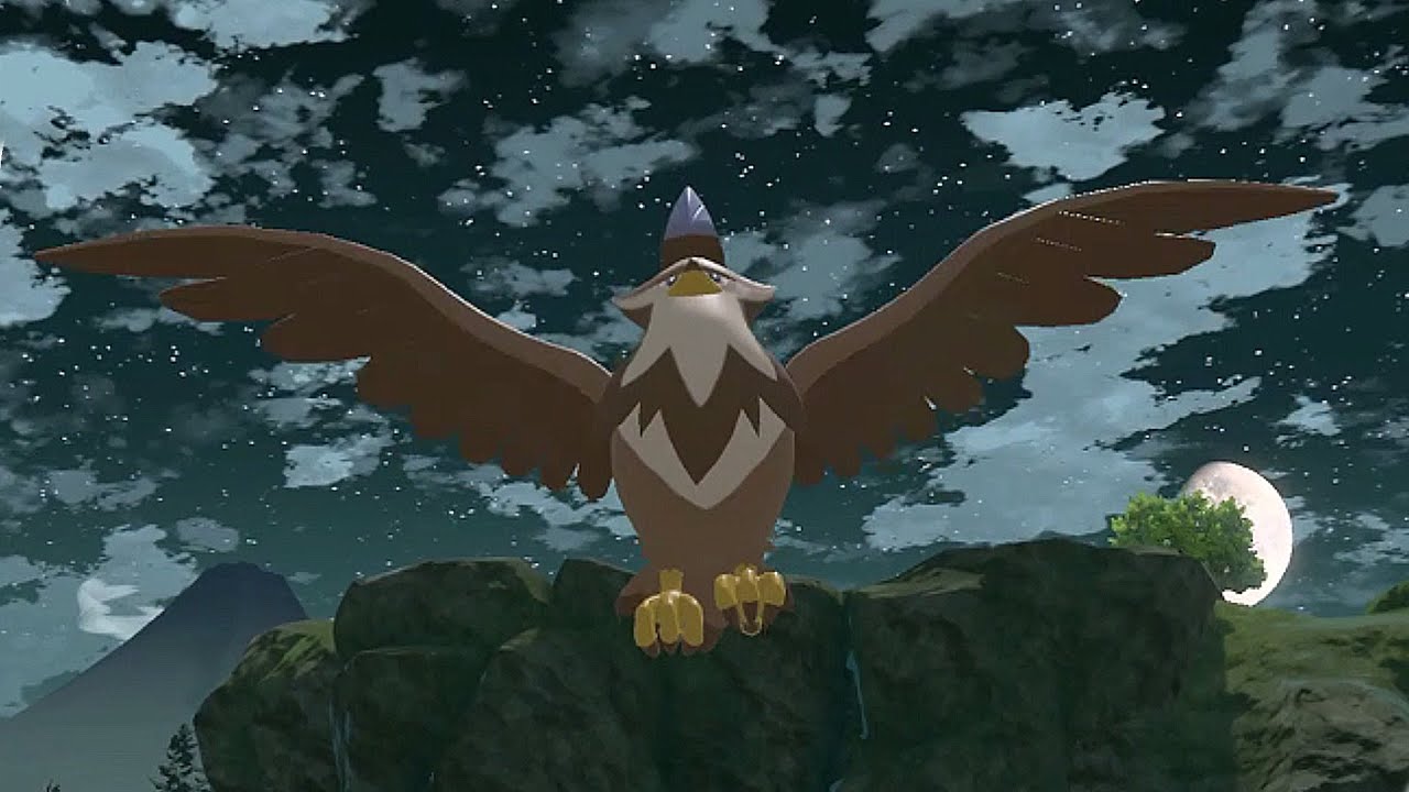 SHINY ALPHA STARAPTOR after 33 MAP RESETS in POKEMON LEGENDS: ARCEUS