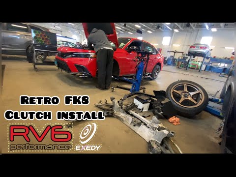 11th Gen Honda Civic Si | RV6 Retro FK8 Flywheel + Exedy Stage 0 Clutch Installation