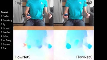 FlowNet: Learning Optical Flow with Convolutional Networks