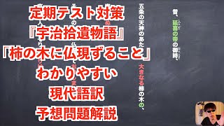 定期テスト対策『宇治拾遺物語』「柿の木に仏現ずること」わかりやすい現代語訳予想問題解説