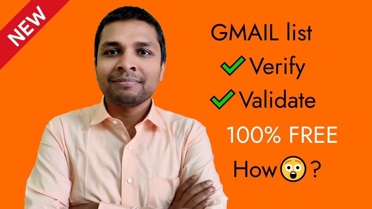 How to verify Gmail List for free | Free Bulk Gmail List Verification and Validation 😉