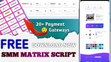How to make a smm panel website free | Smm Matrix free script |
