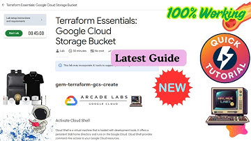 Terraform Essentials: Google Cloud Storage Bucket | gem-terraform-gcs-create | #qwiklabs #arcade