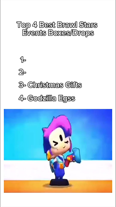 Top 4 best brawlstars event Boxes/drops 🔥