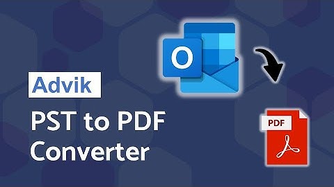 How to Convert PST to PDF File?