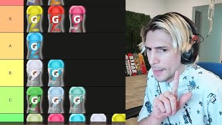 xQc COOKS with his Gatorade TIER LIST