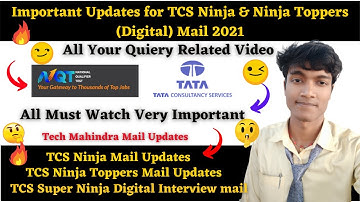 Latest Update!! TCS Super Ninja and Ninja Interview Mail 2021🔥|All TCS Mails Updates-Most-Important😎