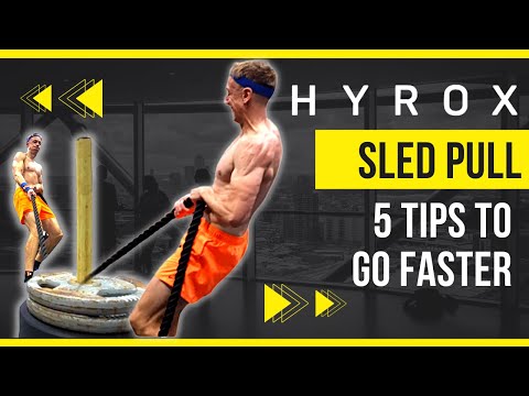 hyrox sled pull tips to go faster / hyrox sled pull training exercise alternative