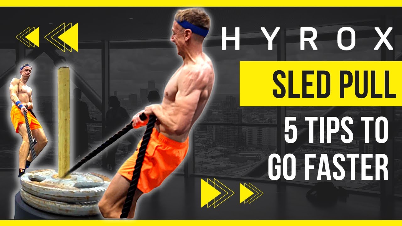 hyrox sled pull tips to go faster / hyrox sled pull training exercise