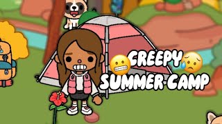 CREEPY SUMMER CAMP ⛺😓||credit:miss.toca.roleplays||its_tocapov||