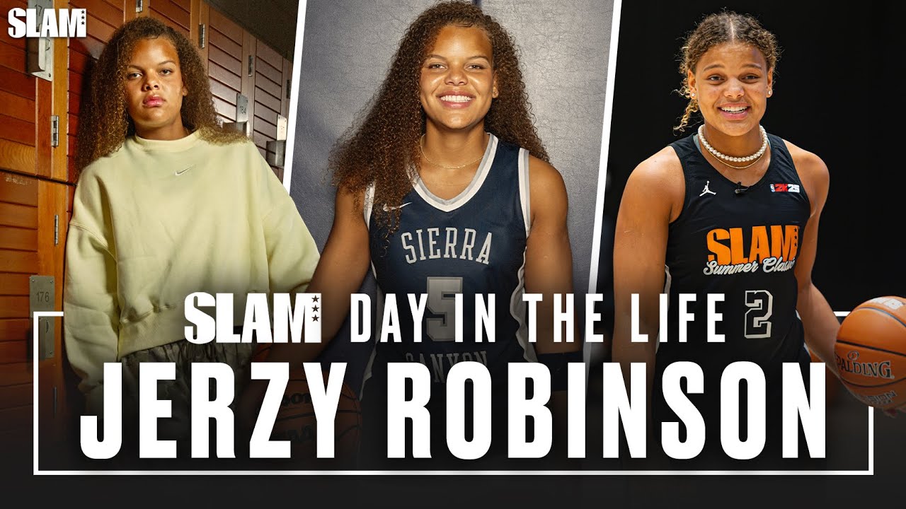 Day in the Life With 5⭐ Phenom Jerzy Robinson 🔥 | SLAM Day in the Life