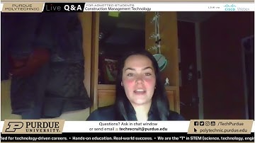 Purdue Polytechnic Live Q&A – March 9, 2021 – Construction Management Technology