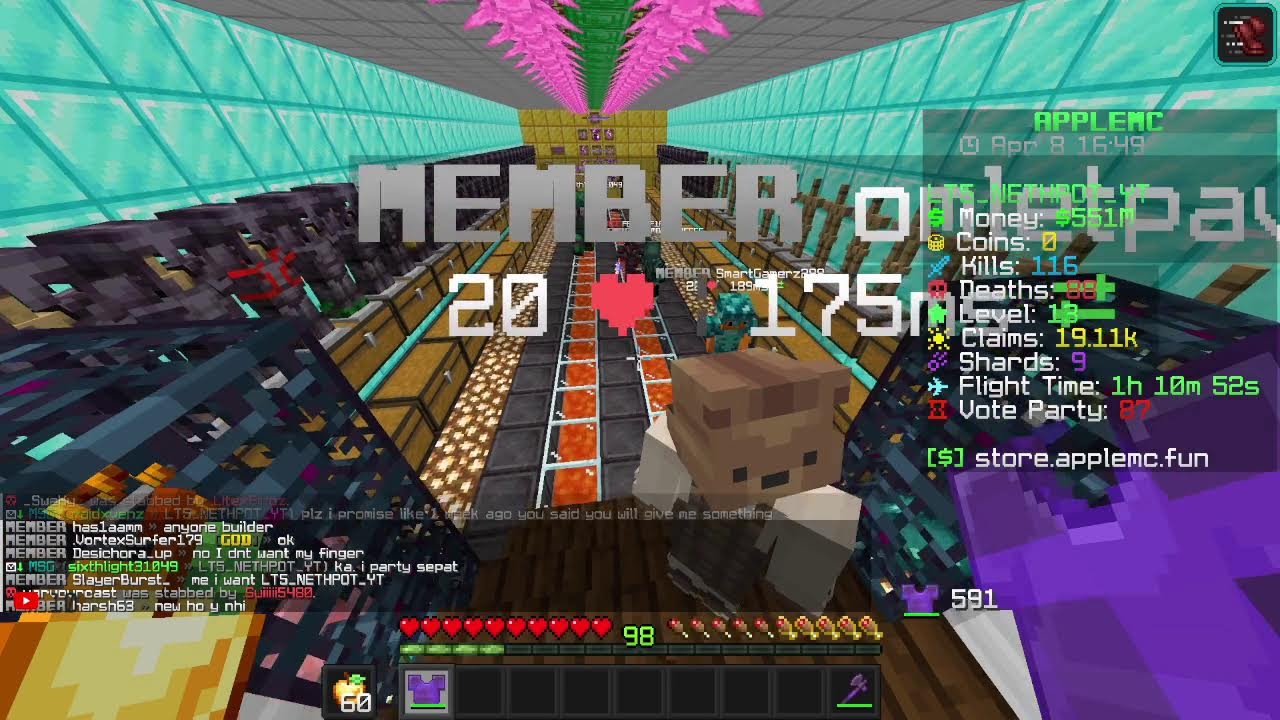 DOING GIVEAWAY IN APPLE MC #applemc - YouTube