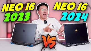 (So Sánh) chi tiết Predator Helios Neo 16 2024 vs 2023 - Thiết kế Mới nhưng không hề MẤT CHẤT!!!