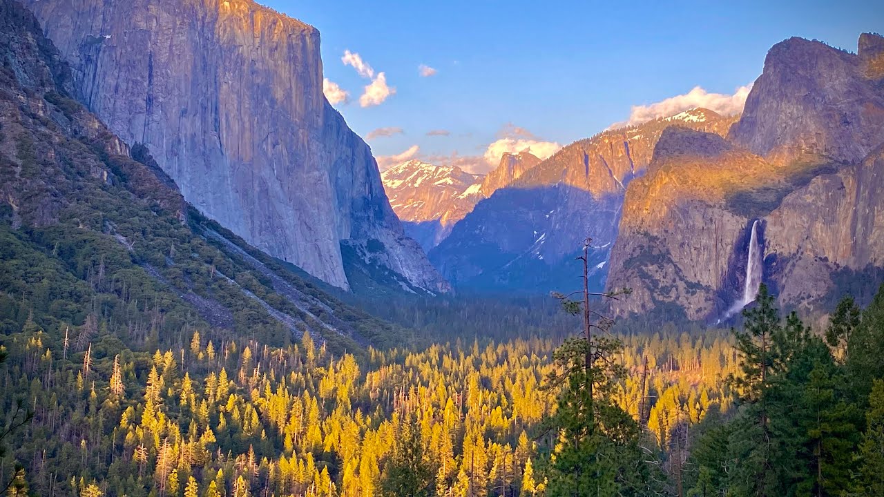 TUNNEL VIEW AT YOSEMITE NATIONAL PARK TIME LAPSE YouTube