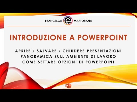 PowerPoint - Tutorial 1: Le basi di Microsoft Office PowerPoint