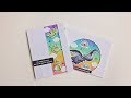Colorful Dragon Cards - Distress Oxide Blending