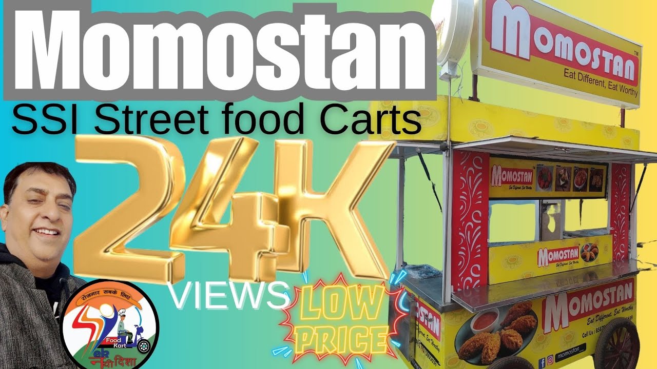 Momostan Food Stall#मोमोज़ का ठेला# momos wala counter#Food carts manufacturer@Delhi#ssifoodcart-95